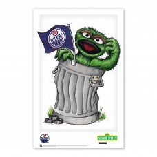 Edmonton Oilers Oscar the Grouch 11 x 17 Poster Print