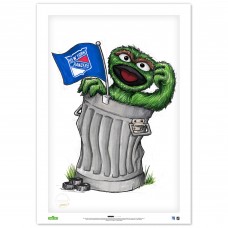 New York Rangers Oscar the Grouch 14 x 20 Sesame Street Limited Edition Fine Art Print New York Rangers Oscar the Grouch 14 x 20 Sesame Street Limited Edition Fine Art Print