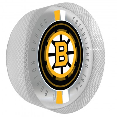Boston Bruins Crystal Ribbon Puck