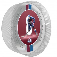 Colorado Avalanche Cale Makar Crystal Ribbon Puck