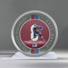 Colorado Avalanche Cale Makar Crystal Ribbon Puck