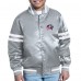 Бомбер Columbus Blue Jackets Starter Youth Printed Team Logo Satin Varsity - Silver