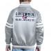 Бомбер Columbus Blue Jackets Starter Youth Printed Team Logo Satin Varsity - Silver