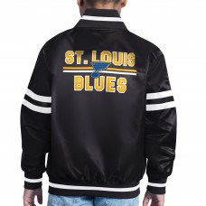 Бомбер St. Louis Blues Starter Youth Printed Team Logo Satin Varsity - Black