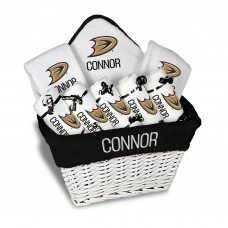 Anaheim Ducks Chad & Jake Personalized Primary Team Logo Large Gift Basket Set Anaheim Ducks Chad & Jake Personalized Primary Team Logo Large Gift Basket Set