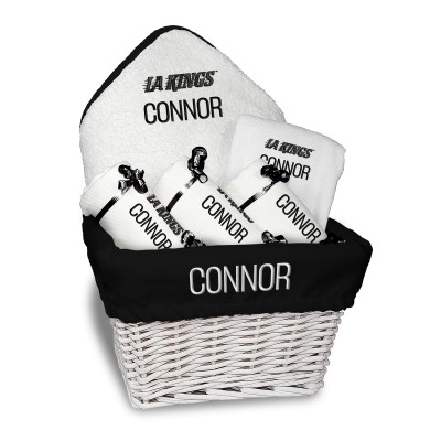 Los Angeles Kings Chad & Jake Team Logo Personalized Medium Gift Basket