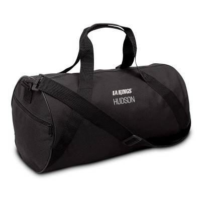 Малышам Los Angeles Kings Chad & Jake Black Personalized Duffel Bag