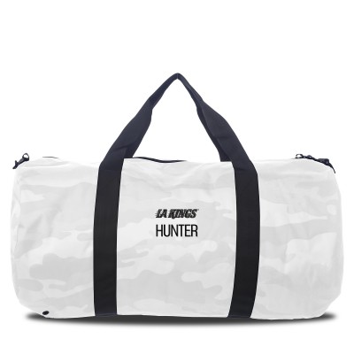 Малышам Los Angeles Kings Chad & Jake Personalized White Camo Print Duffel Bag