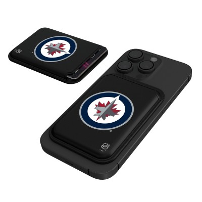 Winnipeg Jets Keyscaper Black Magnetic Credit Card Wallet