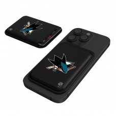 San Jose Sharks Keyscaper Black Magnetic Credit Card Wallet