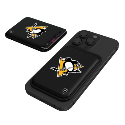 Pittsburgh Penguins Keyscaper Black Magnetic Credit Card Wallet