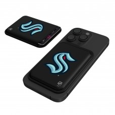 Seattle Kraken Keyscaper Black Magnetic Credit Card Wallet