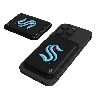 Seattle Kraken Keyscaper Black Magnetic Credit Card Wallet