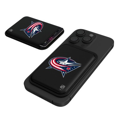 Columbus Blue Jackets Keyscaper Black Magnetic Credit Card Wallet