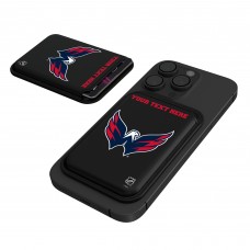 Washington Capitals Keyscaper Personalized Magnetic Credit Card Wallet - Black