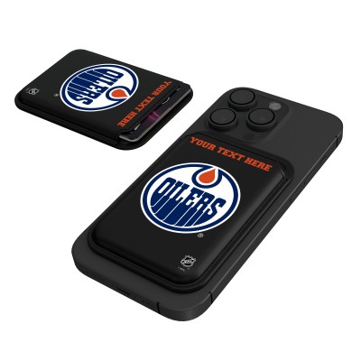 Картхолдер Edmonton Oilers Keyscaper Black Personalized Magnetic
