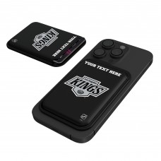 Los Angeles Kings Keyscaper Black Personalized Magnetic Credit Card Wallet