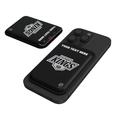 Los Angeles Kings Keyscaper Black Personalized Magnetic Credit Card Wallet
