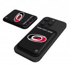 Carolina Hurricanes Keyscaper Black Personalized Magnetic Credit Card Wallet Carolina Hurricanes Keyscaper Black Personalized Magnetic Credit Card Wallet