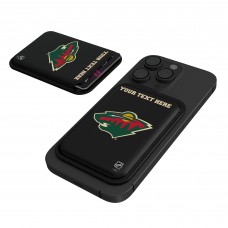 Картхолдер Minnesota Wild Keyscaper Black Personalized Magnetic