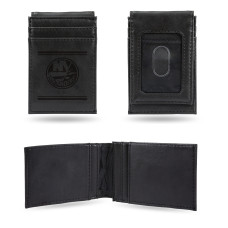 New York Islanders Black Front Pocket Wallet