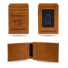 Nashville Predators Brown Front Pocket Wallet