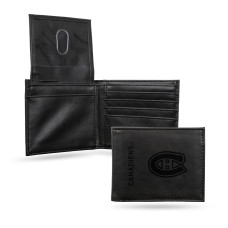 Кошелёк Montreal Canadiens Black Laser Engraved Billfold