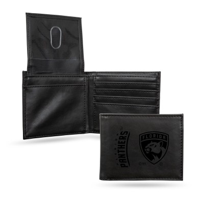 Кошелек Florida Panthers Laser Engraved Billfold - Black