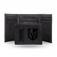 Кошелек Vegas Golden Knights Black Laser Engraved Tri-Fold