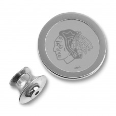 Chicago Blackhawks NHL Silver Lapel Pin