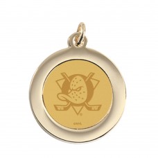 Anaheim Ducks Gold Pendant