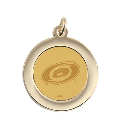 Carolina Hurricanes Gold Pendant
