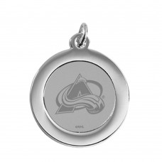 Colorado Avalanche Silver Pendant
