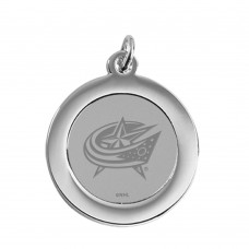Columbus Blue Jackets Silver Pendant