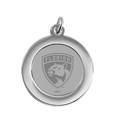 Florida Panthers Silver Pendant