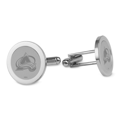Colorado Avalanche Silver Cufflinks