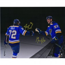 Justin Faulk & David Perron St. Louis Blues Autographed Fanatics Authentic 16 x 20 Spotlight Photograph