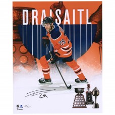 Leon Draisaitl Edmonton Oilers Autographed Fanatics Authentic 2020 Hart & Art Ross Stylized Photograph - Limited Edition #129/129