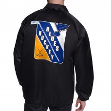 Бомбер St. Louis Blues Starter Printed Logo Coaches - Black