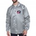 Бомбер Columbus Blue Jackets Starter Printed Logo Coaches - Gray