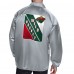 Minnesota Wild Starter Gray Printed Logo Coaches Full-Snap Jacket