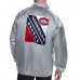 Montreal Canadiens Starter Gray Printed Logo Coaches Full-Snap Jacket