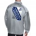 Tampa Bay Lightning Starter Gray Printed Logo Coaches Full-Snap Jacket
