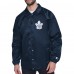 Куртка на кнопках Toronto Maple Leafs Starter Navy Printed Logo Coaches
