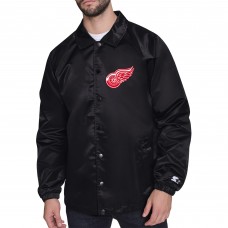 Бомбер Detroit Red Wings Starter Printed Logo Coaches - Black