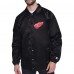 Бомбер Detroit Red Wings Starter Printed Logo Coaches - Black