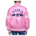 Детская рубашка Toronto Maple Leafs Starter Printed Logo Satin Varsity Jacket - Pink
