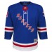 Подростковая New York Rangers Igor Shesterkin Blue Home Premier Player Jersey