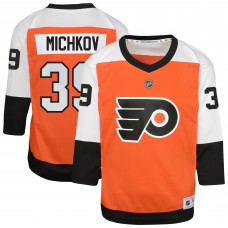 Подростковая Philadelphia Flyers Matvei Michkov Orange Home Replica Player Jersey