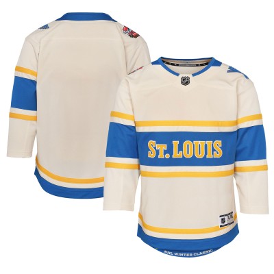 Игровая джерси St. Louis Blues Youth 2025 NHL Winter Classic - Cream